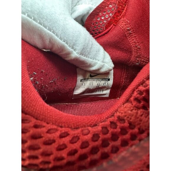 Size 9.5 - Nike LeBron 12 Low University Red - Picture 8 of 10